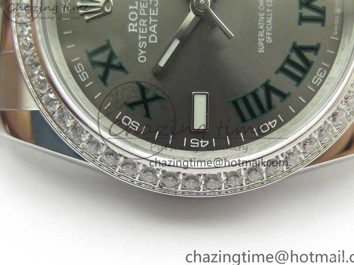 MiroTime 0115 DateJust 36 SS 126234 BP Maker 1:1 Best Edition Gray Roman Dial on Oyster Bracelet BestValue 2534